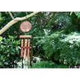thumbnail image 2 of Campana de Viento Cohasset 198 Bambú con Flor en Relieve Pequeña, 2 of 2