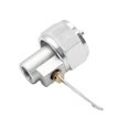 thumbnail image 1 of Portable Gas Tank Adapter Gas Filling Head Flat Gas Tank Accessory for Camping (Silver), 1 of 8