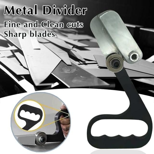 Portable Metal Cutter Tool for Aluminum Iron Copper Stainless Steel Plastic PVC FRP Fiber Cardboard - Cuts 23GA to 19GA Materials with Chromium Molybdenum Vanadium Wheel Akmoler | Metal, As Show