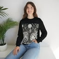thumbnail image 6 of Dreamy Summer Vibes: Nighttime Imagery Black Sweatshirt, 6 of 6