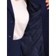 thumbnail image 5 of Conjunto de traje de negocios de 2 piezas para mujer, blazer con cuello y falda lápiz, conjunto de falda de trabajo L azul oscuro, 5 of 6
