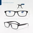 thumbnail image 2 of MAGMALIFE Lentes para Computadora y Lectura: Paquete de 5 Lentes con Tecnología Blue Light y Modernos Armazones en Color Negro, Gafas para Hombre y Mujer (Multicolor, 0, Dioptrías), 2 of 7
