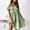 Green, variant on GaThRRgYP Women's Classic A-Line Short Sleeve Dress,Fashion Women's Shoul Solid Color Loose Casual Backless Short Sleeve Dress