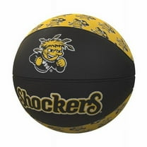 Logo Brands 256-91MR-1 Wichita State Repeating Logo Mini-Size Rubber Basketball