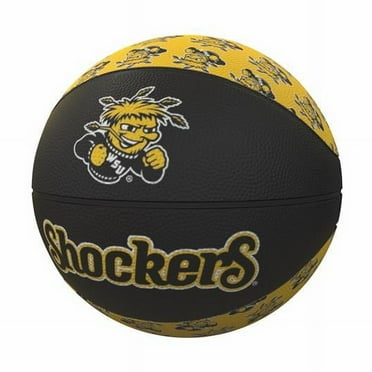 Logo Brands 256-91MR-1 Wichita State Repeating Logo Mini-Size Rubber Basketball