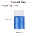 thumbnail image 2 of Uxcell 15g/0.5oz Mica Powder for Epoxy Resin Kit Casting Resin, Interference Blue, 2 of 5