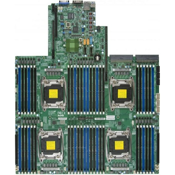 Supermicro X10QRH  Motherboard Proprietary form factor Quad socket R3 (LGA 2011) Intel C612