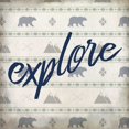 thumbnail image 2 of Allen, Kimberly 26x26 White Modern Wood Framed Museum Art Print Titled - Explore 1, 2 of 4