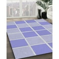 thumbnail image 3 of Ahgly Company Machine Washable Indoor Square Transitional Periwinkle Purple Area Rugs, 6' Square, 3 of 7
