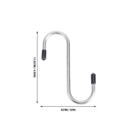 

10Pcs S Hooks Stainless Steel Hooks Heavy Duty Hooks S Shaped Hanging Hooks