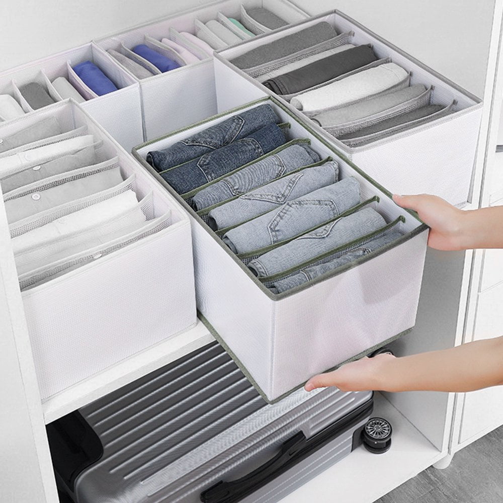 LSLJS Organiseur De Tiroir, Organiseur De Tiroir Pliable Pour Sous V Tements Et S Parateur Placard Bo Te Rangement V Tements Sous V Tements