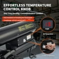 thumbnail image 7 of 140,000 BTU Diesel and Kerosene Heater, Portable Forced Air Heater with Thermostat & Wheels, 38 L Fuel Tank for 10 hours Runtime, for Garage, Workshop, Jobsite, Construction, 7 of 7