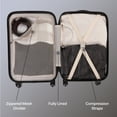 thumbnail image 4 of Jetstream® 3-Piece Hardside Luggage Set – 28" Large Checked Suitcase & 2 Carry-On 20" Luggage, 4 of 11