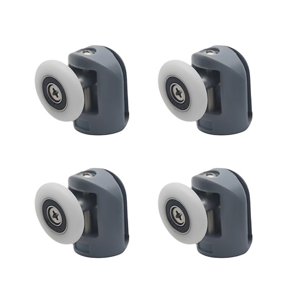 Bewildely Ruedas para puerta de ducha de Hotel en casa, polea para armario de sala de estar, puertas de baño y balcón, accesorios de rueda, piezas de Accesorios de baño Superior 27mm Bewildely HA084068-05