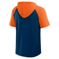 thumbnail image 3 of Men's Logo Athletic Navy Chicago Bears Prime Hoodie T-Shirt, 3 of 3