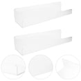 thumbnail image 1 of Milisten 2 Pcs Support Mural en Acrylique avec Installation Facile pour Exposition et Rangement, 1 of 8