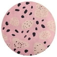 thumbnail image 3 of Leopard Print Pattern Floral Medallion Round Rug - Small Round Area Rug, Soft Non-Slip Machine Washable Bedroom Mat Indoor Accent Entry Carpet for Office Desk Dorm Hallway, 3 of 6