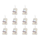 thumbnail image 1 of Llavero Con Muñecos Oso Peluche Bolso Dibujos Animados Bonitos para Mujeres Y Niñas (marrón Claro), 1 of 4