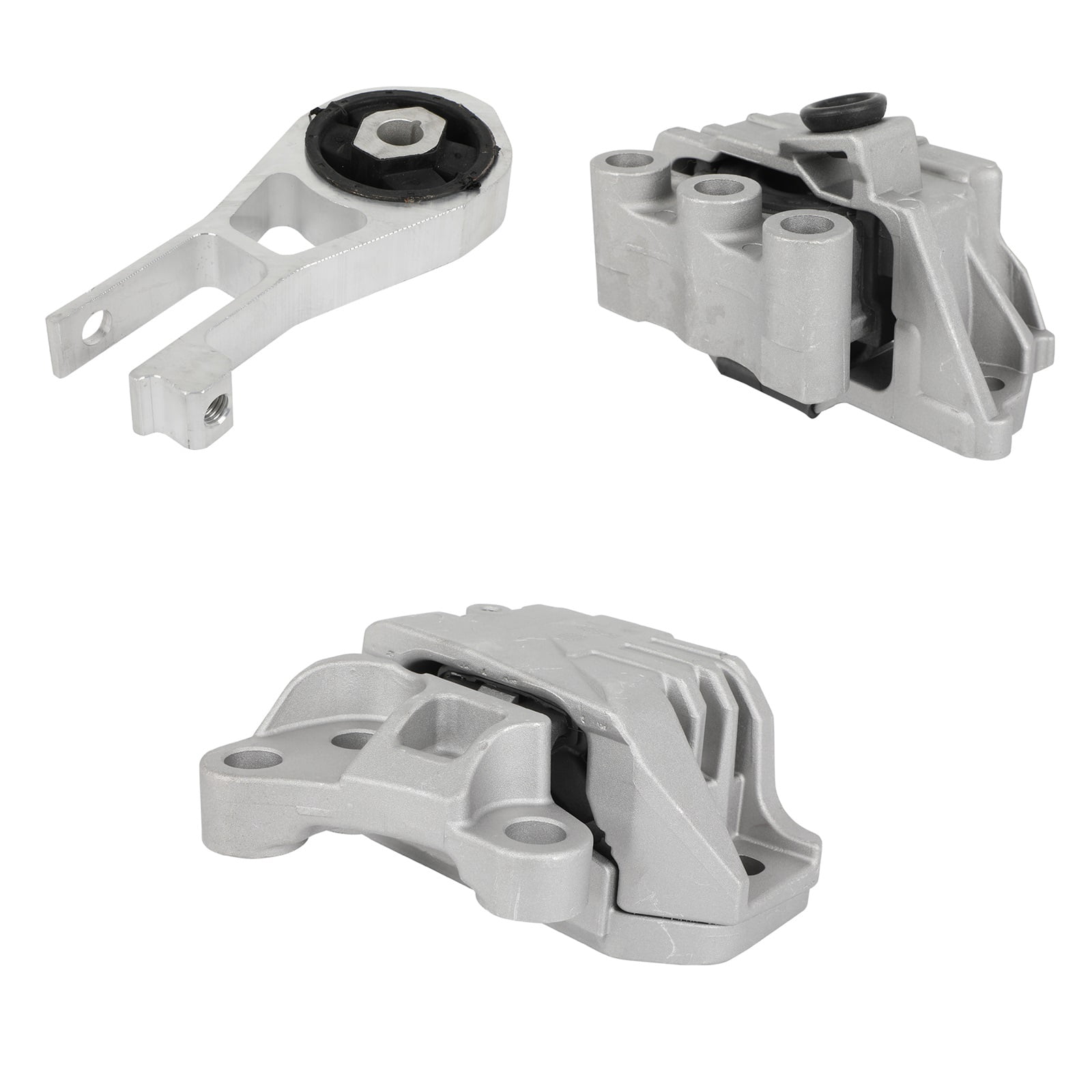 ECCPP Engine Motor Mount and Transmission Mount and Torque Strut Mount Set Fit For 2016-2018 Fiat 500X 2015-2020 Renegade 17-20 Compass 15-18 Ram promaster city 2.4L 68258599AA 68363755AA 68363756AA