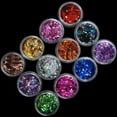 thumbnail image 2 of UDIYO 12 Colors Nail Art 3D Rhombus Glitter Shape Sequins Powder Nails Tip Decoration, 2 of 6