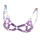 thumbnail image 4 of de arnés Punk para mujer, cinturones de cintura ajustables, arnés corporal para el pecho, correas, disfraz de juego de rol, ropa para 紫色 + 镭射 Soledad jaula sujetador arnés bralette, 4 of 8