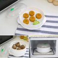thumbnail image 3 of Double Tier Microwave Food Steamer Bpa Free Cookware Cooking Pot Veggies Seafood Steamer, 3 of 6