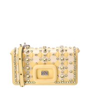 Roger Vivier Logo Leather Shoulder Bag, Yellow