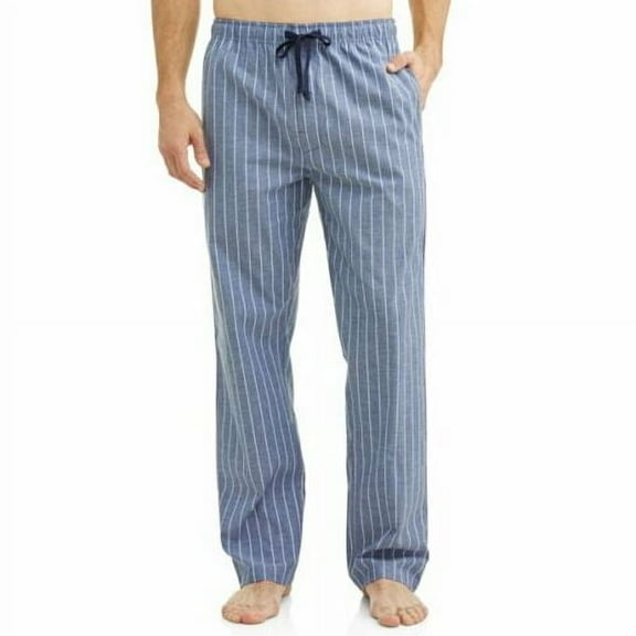 Hanes Men's Woven Stretch Pajama Pants - Denim Blue