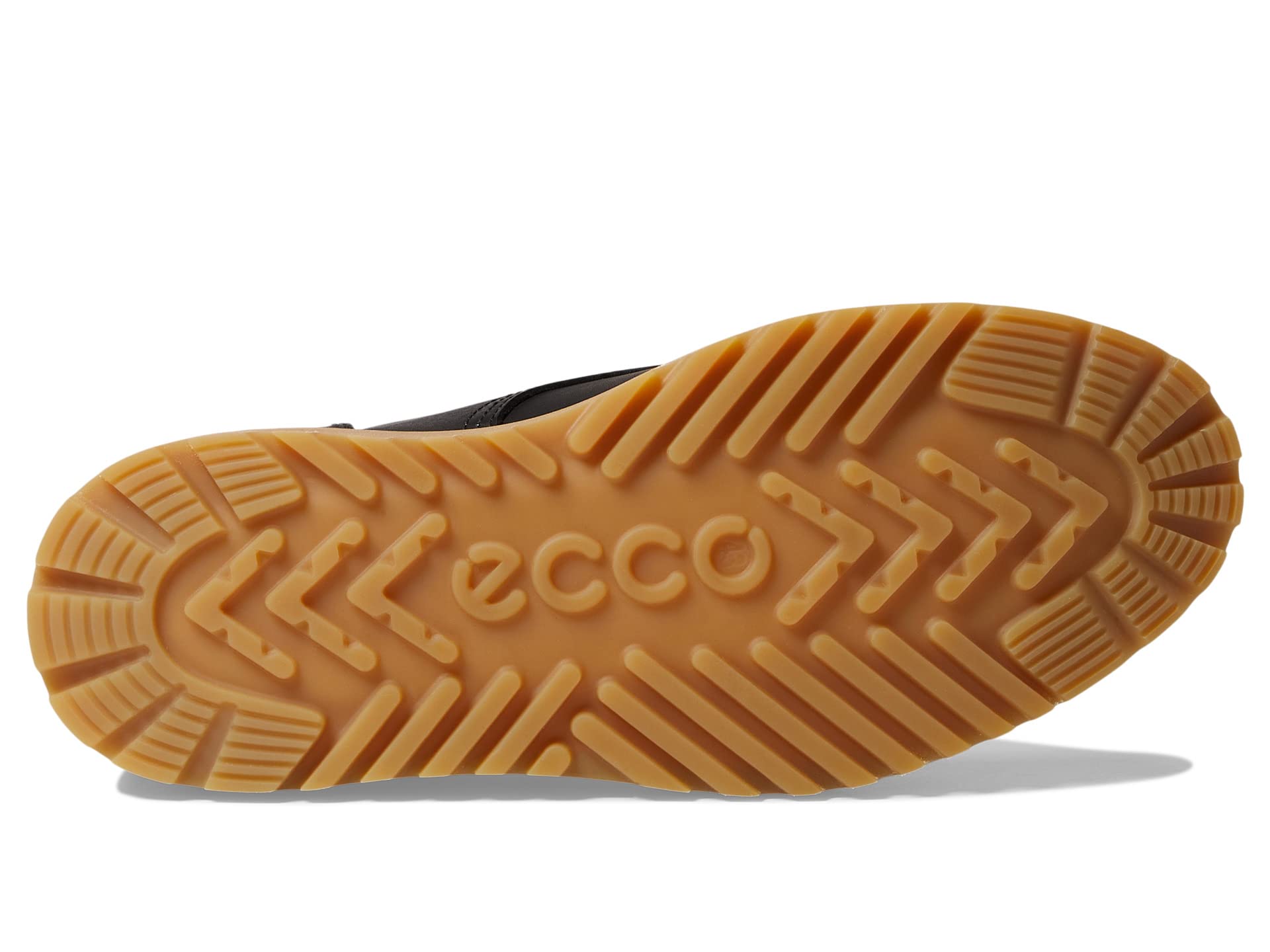 ECCO Staker Plain Toe Tie Premium Lace Boot (Mens, Black, EU 
