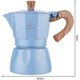 thumbnail image 3 of 1 paquete de olla de café Moka para estufa, olla de café expreso, olla de aluminio para café molido, capuchinos Azul Macarena Fabricante de moka, 3 of 7