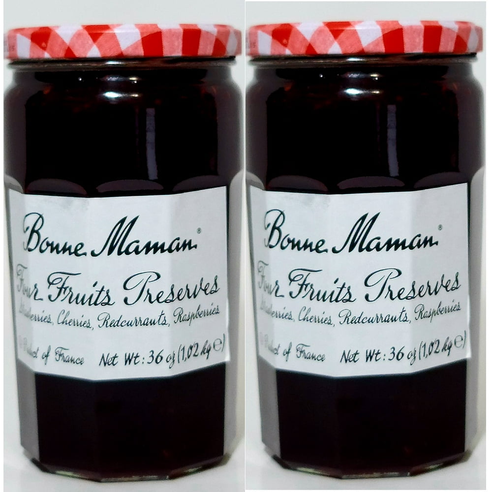 Bonne Maman Four Fruits Preserves, Strawberries, Cherries, Redcurrants