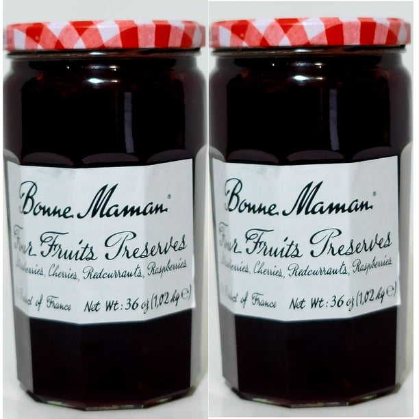 Bonne Maman Four Fruits Preserves, Strawberries, Cherries, Redcurrants
