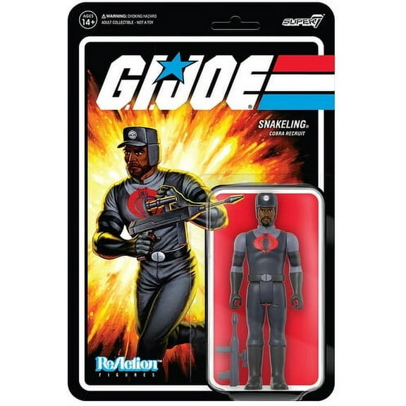 Super7 - G.I. Joe - ReAction Figures Wave 3 - Cobra Snakeling Factory Worker Beard (Brown), Super7, Gifts