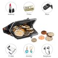 thumbnail image 4 of Castle Compact Microfiber Coin Purse with Zinc Alloy Clasp - Small Wallet for Women - 4.3x4.7 Inch/11x12 cm - Stylish Coin Pouch Organizer for Coins and Keys, 4 of 7