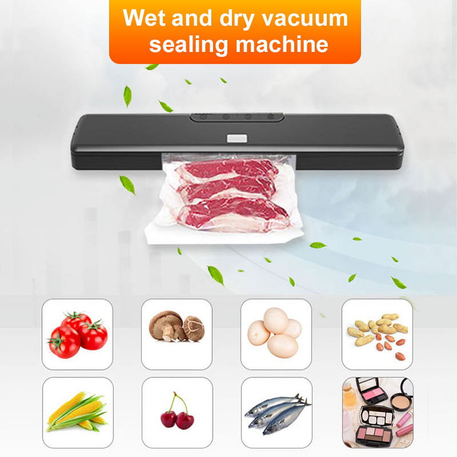 LNKOO Vacuum Sealer Machine, Automatic Food Sealer Sealing System for Food Saver, Starter Kit for Sous Vide Dry&Moist Food Modes