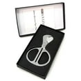 thumbnail image 2 of Cigar Boulevard Cigar Cutter Silver Polished Scissors for all Cigar Sizes, 2 of 4
