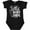 AB-Black, variant on Little Surf Dude with Surfboard Boys Baby Bodysuit