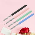 thumbnail image 2 of Retractable Bracelet Tool Bracelet Wearing Assistant Jewelry Helpers Steel Tools Pink, 2 of 8