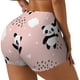 thumbnail image 1 of Fotbe Panda Shorts Sin Costuras – Shorts Deportivos de Cintura Alta para Mujer, Elásticos para Gimnasio, Yoga, Running o Ciclismo-Small, 1 of 8