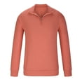 thumbnail image 5 of Qingpeng Men's Quarter Zip Pullover Long Sleeve Lightweight Mock Neck Shirt Tops Comfort Running Sweatshirt, 5 of 8