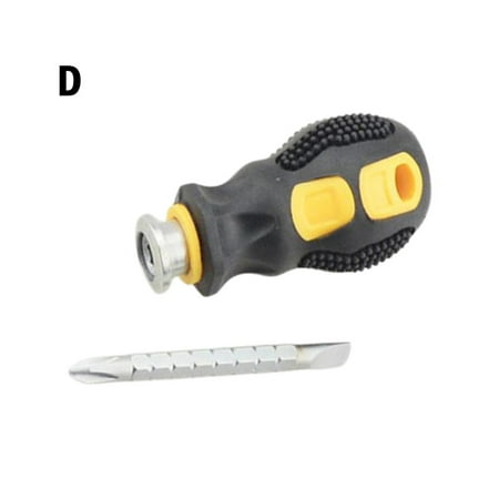 

BCLONG Mini Screwdriver Small Hand Tool Slotted Cross Screwdriver Double-Use Telescopic