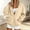 Khaki, variant on jjayotai Womens V Neck Button down Cardigan Sweatshirt Oversized Long Sleeve Open Front Loose Fitted Jacket with Pockets