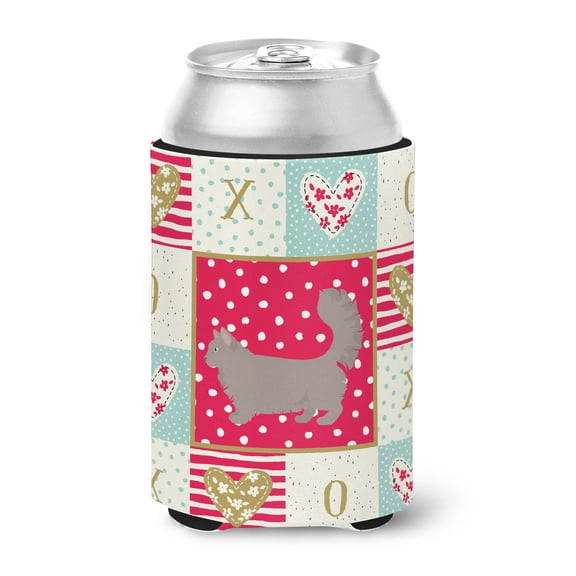Carolines Treasures Skookum 2 Cat Love Can or Bottle Hugger Can Hugger multicolor