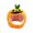 Orange, variant on Racsoh Pet Halloween Christmas Hat, Warm Pumpkin Headwear for Small Dogs Cats, Adjustable Party Costume, for Holiday Photo Festive Decor (Orange)
