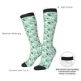 thumbnail image 6 of Fotbe Horse And Flower print Women's Men's Novelty Crew Socks Cotton Socks Knee High Socks for Walking,Running,Nurses,Pregnancy, 6 of 8