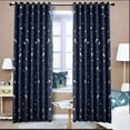 thumbnail image 3 of Mosiee Transform Your Space With Our Big Stars And Moon Shade Curtains For Living Room, 3 of 7