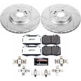 thumbnail image 3 of PowerStop Front Z26 Street Warrior Carbon-Fiber Ceramic Brake Pad and Drilled and Slotted Rotor Kit Fits: MERCEDES-BENZ Select Models K5236-26, 3 of 9
