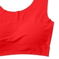 thumbnail image 6 of Sentmoon Womens Sports Bras Plus Size No Wires Push up No-Slip T Shirt Bras for Women Easy Care Seamless Supportive Breathable Women's Bras for All-Day Wear Red XXXL, 6 of 8