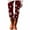 Brick Red, variant on Outfmvch Holiday Leggings for Women Flannel Leggings Christmas Leggings for Women Plus Size Cargo Pants Women Baggy Corduroy Pants Women Womens Cargo Pants with Pockets Cotton Leggings Black L