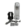 thumbnail image 2 of Car Heating Cup, Multifunction Car Electric Cup High Borosilicate Glass  For Travel Silver, 2 of 8